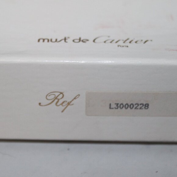 $940 Lk New Cartier Kiss Lock Wallet w Note Pad Box Auth Card Felt Protector - Picture 13 of 13